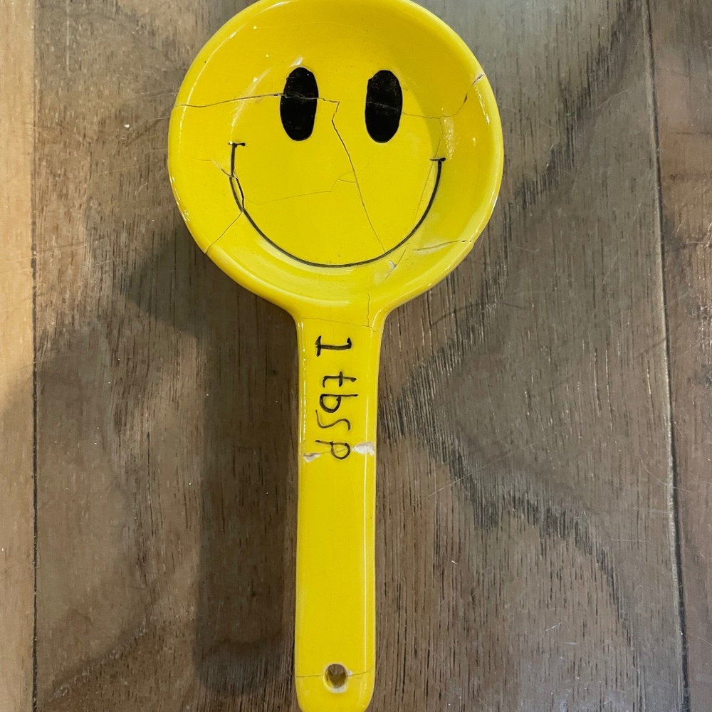 Smiley Face Ceramic Tablespoon